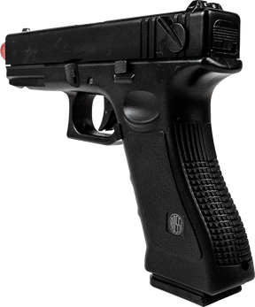 Kit Pistola Glock Airsoft V18 Blowback Green Gás 6mm Rossi