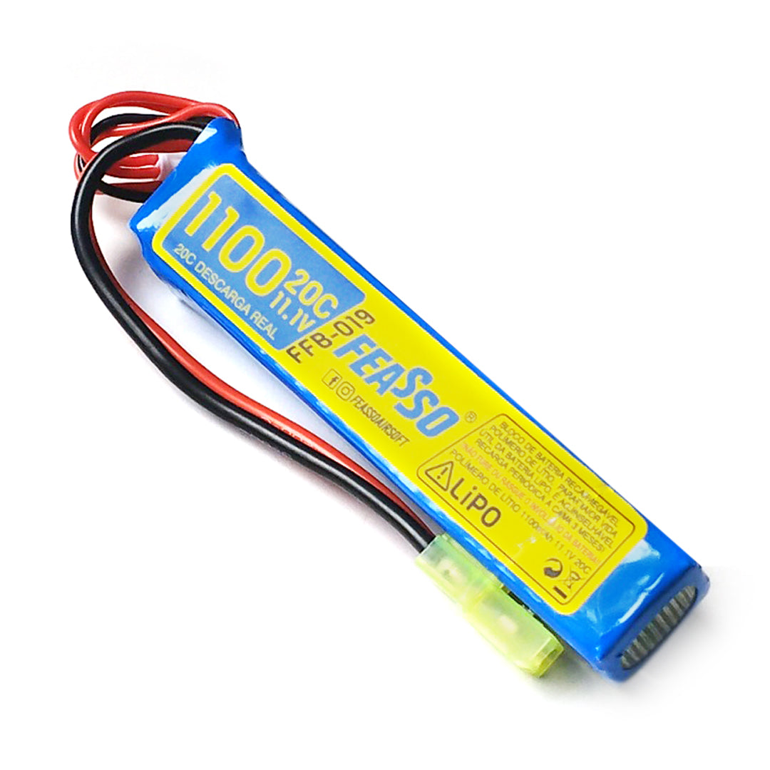 Bateria Lipo Feasso 11.1V 20C 1100mAh 1 stick