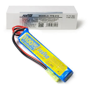 Bateria Lipo Feasso 11.1V 20C 1100mAh 1 stick