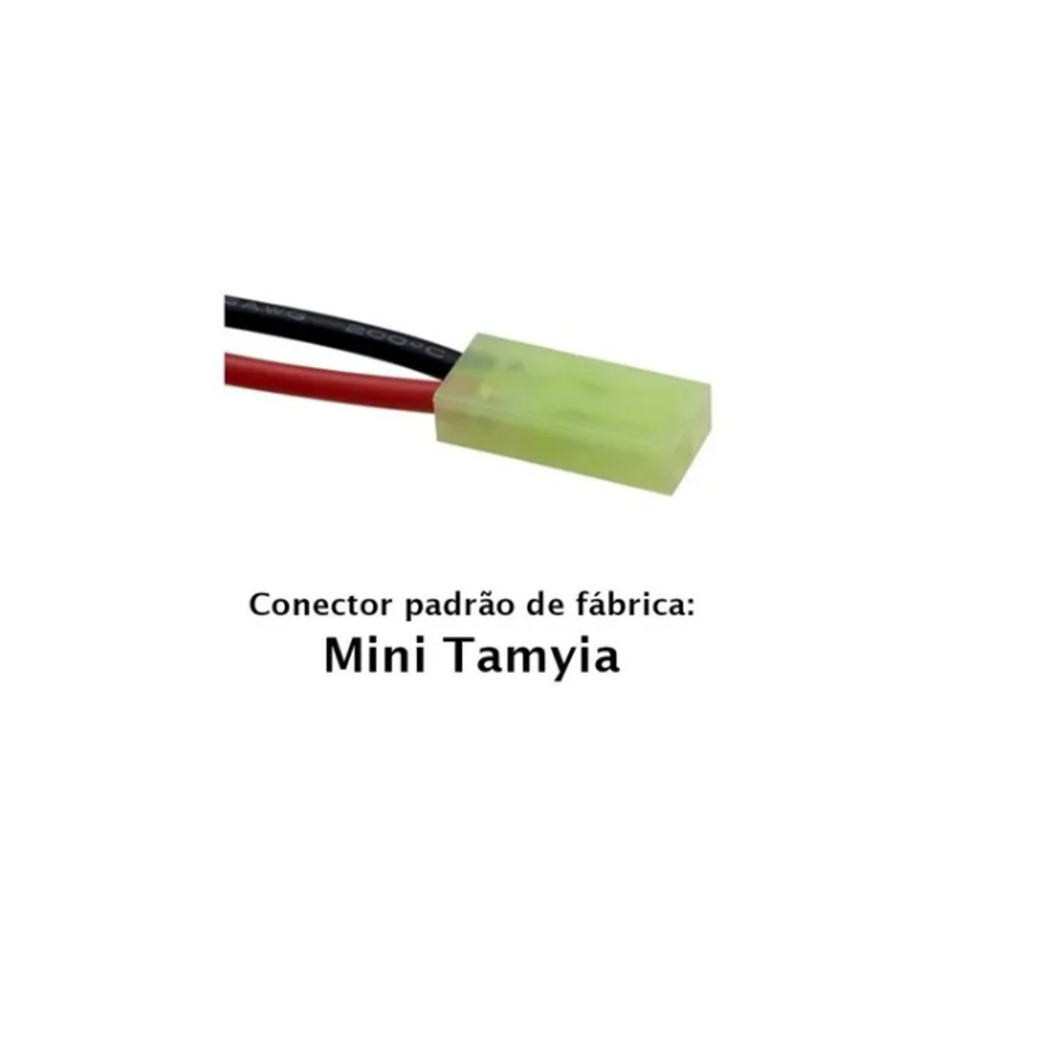 Bateria de Lipo 7.4V 1300 mAh 15C 2S Rifle Airsoft