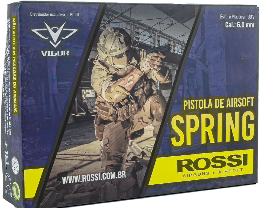 Pistola Airsoft Vigor 24/7 V310 Spring 6MM