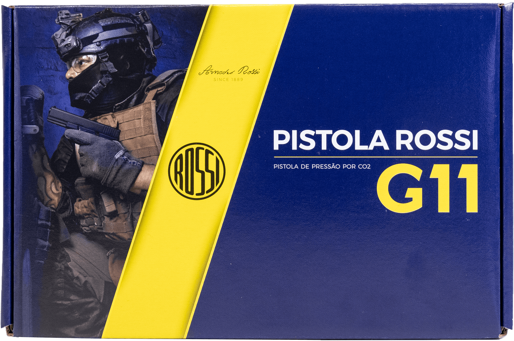 Pistola Airgun G11 - 6mm CO2 Wingun Rossi