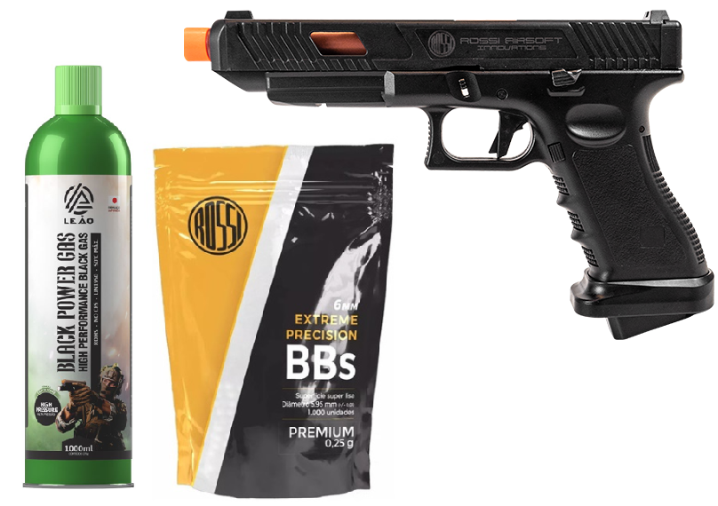 PISTOLA DE AIRSOFT ROSSI GK COMBAT MASTER GBB 6MM - GREEN GAS