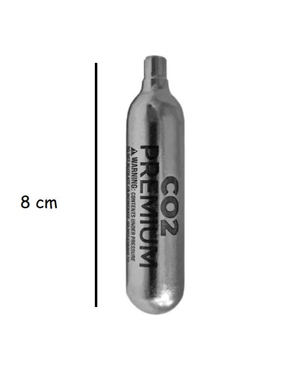 Kit 10 Cápsulas Cilindros CO2 12g para pistolas