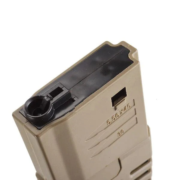 Magazine Midcap Ares Amoeba Série M16 Capacidade 140 BBs - TAN